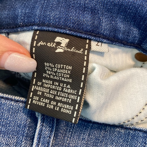 7 For All Mankind | Roxanne  Women's Blue Jeans - 27 - Picture 7 of 8